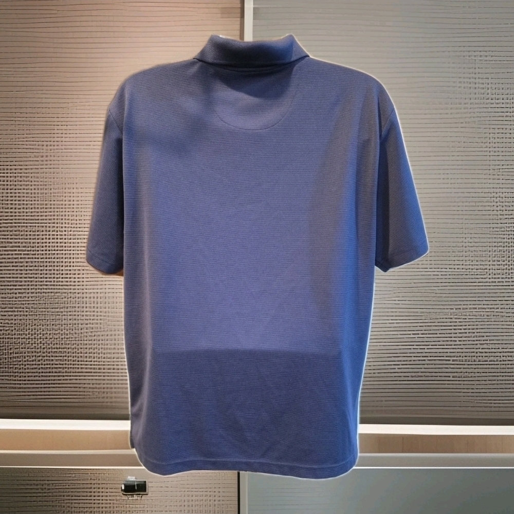 155 Hogan Blue Polo Ben Sherman Collar Shirt Casual Style - Picture 2 of 5